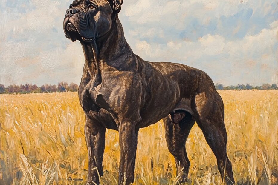 la taille et le poids moyen d’un Cane Corso