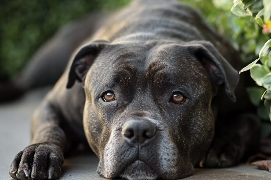 Le Cane Corso est une race prédisposée aux problèmes de poids